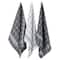 DII® J&M Gray Waffle Weave Dishtowel & Dishcloth Set